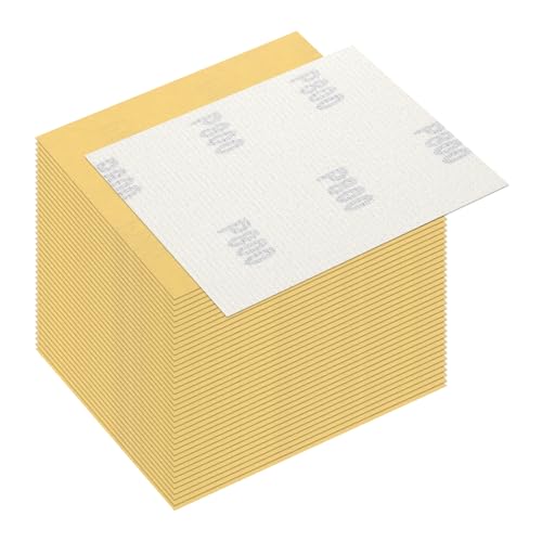 40 Pcs 800 Grit Sandpaper 4.5x5.5 Inch Sand Paper Alumina Abrasive - size: 4.5 x 5.5 Inch(800 Grit)