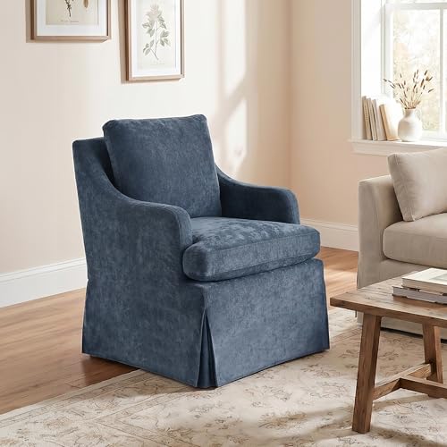 Usaint Upholstered Dining Chairs, Dining Room Chairs with Casters - size: 1