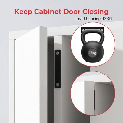 3 Pack Door Magnetic Catch, 30 Lb Heavy Duty Cabinet Magnets Screw in