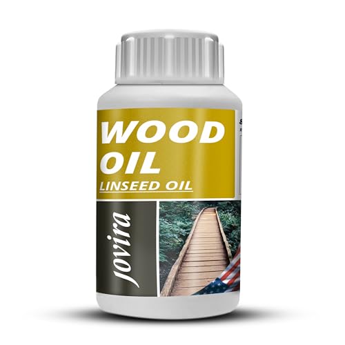 Linseed Oil. Natural Varnish (100% Pure) Nourishment, Protection and Care for Wood, Furniture. (8 OZ) - size: 8 Fl Oz (Pack of 1)