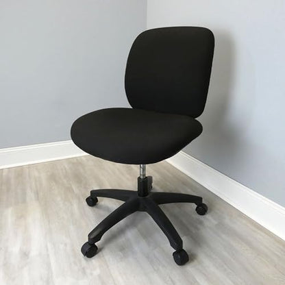 Shepherd 2" Smooth-Rolling Twin Wheel Office Chair Casters, Dual-Wheel Swivel Caster Wheels for Office Chairs, Set of 2, Black - style: 2" wheel, 5/16" x 1-1/2" grip-neck stem