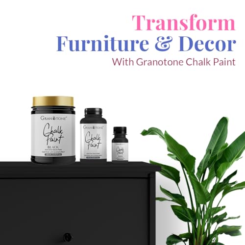 GRANOTONE Chalk Paint Black 4.1 fl oz 120 ml - color: BLACK, size: 4.1 Fl Oz