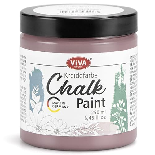 Viva Decor Chalk Paint (Rosewood Dreams) 8.45oz - Featuring a Chalky & Matte Finish, this paint is perfect for crafting Shabby Chic & Vintage looks on wood furniture and decor pieces - color: Rosewood Dream