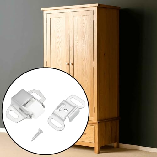 5pcs Single Roller Catch with Screws for Overlay Cabinet Door