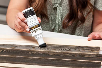 Varathane Less Mess Ebony Wood Stain & Applicator - color: Ebony, size: 4 Ounce (Pack of 4)