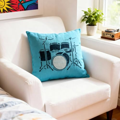TIAMECH A4 Reusable Musical Instrument Band Drum Stencil for Painting - style: Band Drum