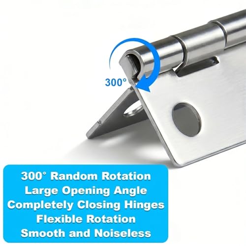 50-Pack 18 x 15mm Silver Mini Hinges, 200 Screws for Jewelry Boxes - color: Silver
