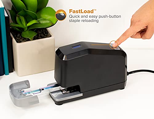 Bostitch Office Impulse Heavy Duty Electric Stapler Value Pack,45 Sheet Capacity,Includes 5,000 Staples & Staple Remover,No-Jam,Faster Stapling,Black,(Pack of 6) - size: 6-Pack