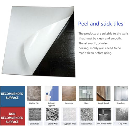 XUANINY Peel and Stick Tile Backsplash Self- Adhesive Wall Tiles Aluminum Mosaic Sticker for Kitchen (11.33"x11.92" Per Sheet, Pack of 10 pcs) (Copper 10) - color: Copper 10