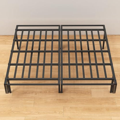 2pcs Headboard Brackets for Metal Bed Frame Headboard Mounting Bracket - color: Black-2PCS