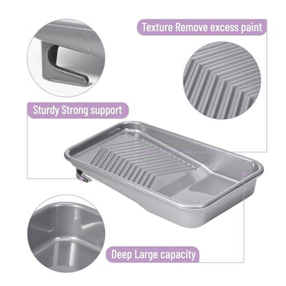 Bates- Paint Tray Set, 9 Inch, 12 pcs, Paint Roller Tray - size: 12 pcs