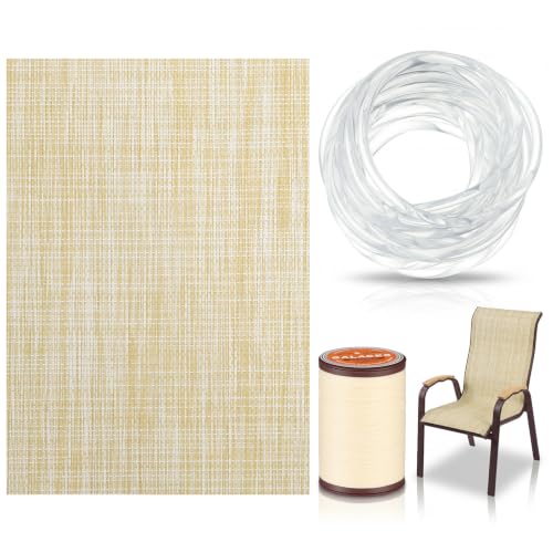 SmoothNovelty 3 Pcs Beige Patio Chair Replacement, 59 x 79 Inch - color: Beige, size: 59 x 79 Inch
