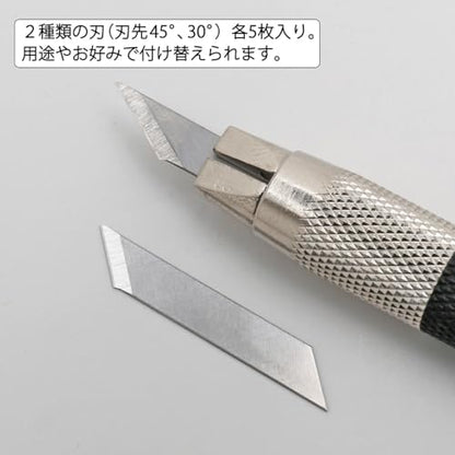 NT Cutter Resin Holder Art Knife, 1 Knife (D-400P), Black - color: Black, style: Delicate Craft Knife