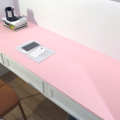Decotalk 1.3x16.4ft Pink Contact Paper Peel and Stick Cabinet Contact Paper - color: Pink, size: 15.7" x 200"