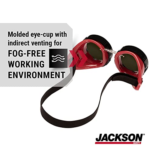 Jackson Safety WS Series Retro Safety Goggles - color: Iruv Shade 5, size: One Size, style: Eye Cup
