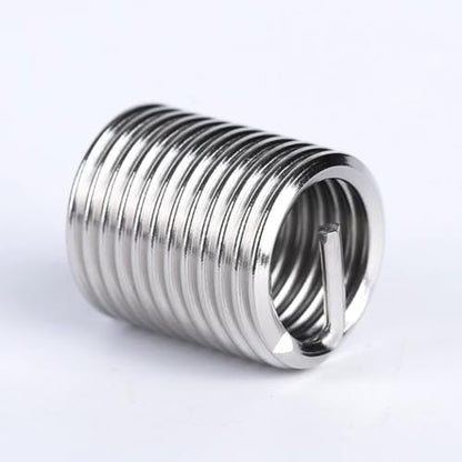 XunLiu 50pcs M3-0.5X1D Wire Thread Insert 304 Stainless Steel - size: M3-0.5X1D