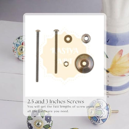 Drawer Knobs - Pack of 12 - color: Multicolor