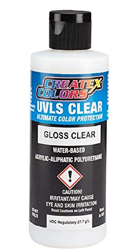 Createx UVLS Gloss Clear 4 oz - Top Coat Indoor Outdoor