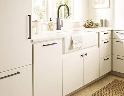 Amerock 8-13/16" Monument Matte Black Drawer Pull - color: Matte Black, size: 8-13/16 Inch (224 mm) Center-to-Center