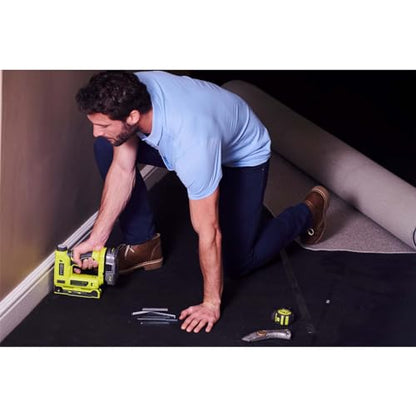 Redify Ryobi R18ST50-0 Stapler, 18 V, Hyper Green