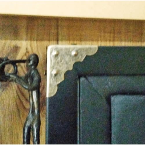 dophee 16Pcs Antique Bronze Furniture Corner Protectors, 1.26"x1.26"x0.43" - size: 16Pcs
