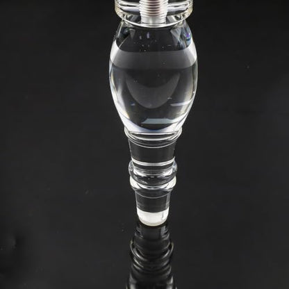 7 Inches Clear Acrylic Furniture Legs 4Pcs, M10 Bolt Sofa Feet - size: H 7 Inch