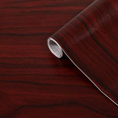 DC Fix 346-0038 Adhesive Film, Mahogany Wood - size: 17.7"W x 78.7"L