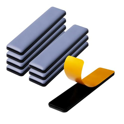 Furniture Sliders for Carpet and Hardwood Floors Adhesive Furniture Glides Sliders，Self-Stick (Teflon) Furniture Sliders Pad (8, rectangle25*100mm) - size: rectangle25*100mm