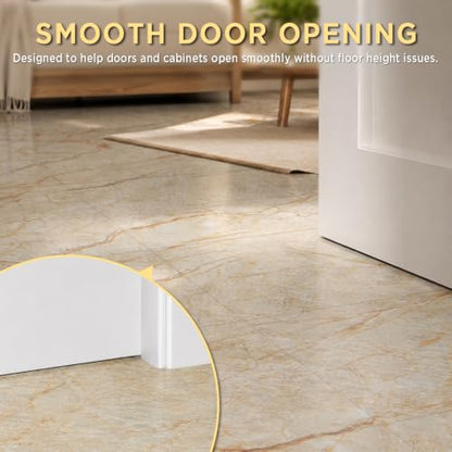 Marble Grain 12x12 Peel and Stick Floor Tile, Warm Sandstone, 10 PCS - color: Warm Sandstone