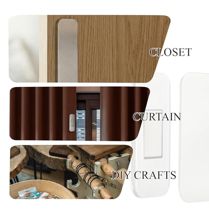 Magnetic Cabinet Catches 5 Pack Ultra Thin Adhesive Drawer Latches