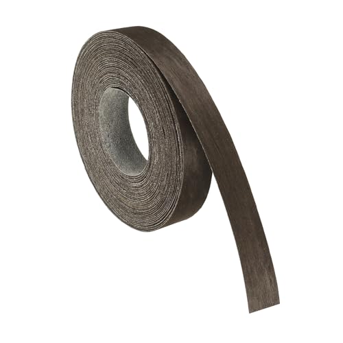 uxcell 3/4 Inch x 26ft Wood Veneer Edge Banding, Pre-Glued Flexible Eucalyptus Edging Strips, Iron on with Hot Melt Adhesive Wood Tape for Cabinet Repair and Furniture Restoration - size: 3/4 Inch x 26ft