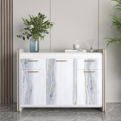 CHIHUT 12"x100" Marble Countertop Contact Paper Thick Waterproof White Marble Peel and Stick Wallpaper for Countertops Self Adhesive Removable Glossy Vinyl Film for Kitchen Cabinets Wall Covering - size: 12" x 100"