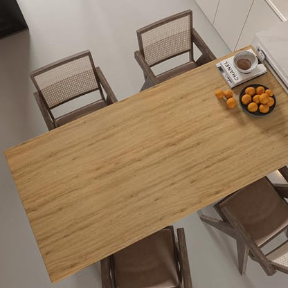 354"x48" Extra Wide Light Wood Contact Paper Peel and Stick Oak Wallpaper - color: Oak Brown, size: 48" x 354.3"