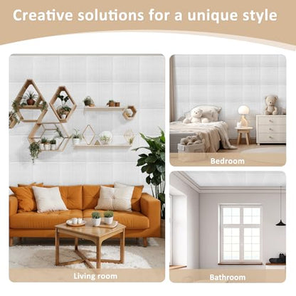Nuanchu 20 Pcs 13.8 x 13.8 Inch Ceiling Tiles Peel and Stick, Fresh - color: Fresh, size: 13.8 x 13.8 Inch
