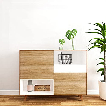 VEELIKE Natural Wood Wallpaper Peel and Stick Wood Contact Paper for Countertops Waterproof Self Adhesive Woodgrain Contact Paper for Cabinets Table Desk Furniture Removable Counter Top 15.7''x354'' - size: 15.7" x 354"