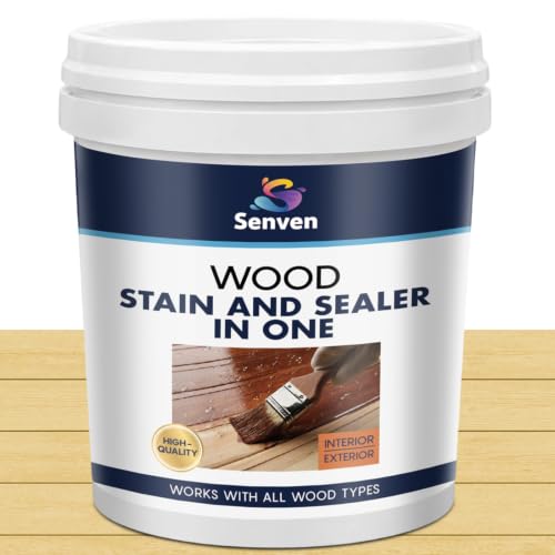 Wood Stain and Sealer in One, Polyurethane Wood Finish Water Based Polyurethane Clear Gloss Wood Protection Polyurethanes Waterproof Coating, Fast Dry Polyurethanes Sealant, Easy Clean Up 5 Gallon - color: Clear, size: 640 Fl Oz