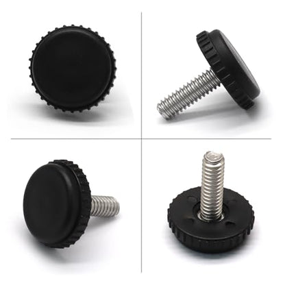 12 Pack 5/16"-18 Adjustable Furniture Leveling Feet, Screw-in - size: 5/16"-18