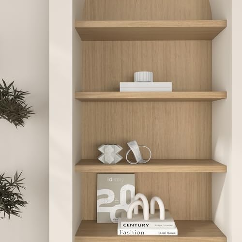 16''x354'' Light Brown Wood Contact Paper Peel and Stick Wallpeper Self Adhesive Wood Grain Contact Paper for Furniture Countertop Bubble Free Design Thick Removable Waterproof Top Vinyl Wrap - color: Light Brown, size: 16" x 354"