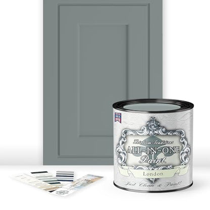 ALL-IN-ONE Paint 2 Quart Cabinet Paint Bundle - London - color: London