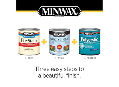 108200000 Wood Finish Stain, Water-Based, Semi-Transparent, Classic Gray, 1-Qt. - Quantity 1
