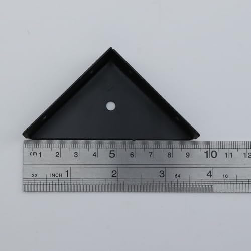 Dnyta 10 Pcs Heavy Duty Triangle Corner Braces Brackets Right Angle Bracket - style: 10pcs