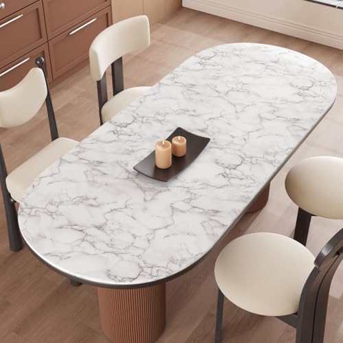 Marble Contact Paper White Grey Vein 15.7''x80'' Thick Waterproof - size: 15.7" x 80"