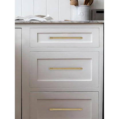 Solid Heavy Duty 5 Pack Jasper Cabinet Pulls Champagne Bronze 12 Inch Hole Centers Modern Drawer Pulls for Kitchen Bathroom - color: Champagne Bronze, size: 12 inch(305mm) Hole Center