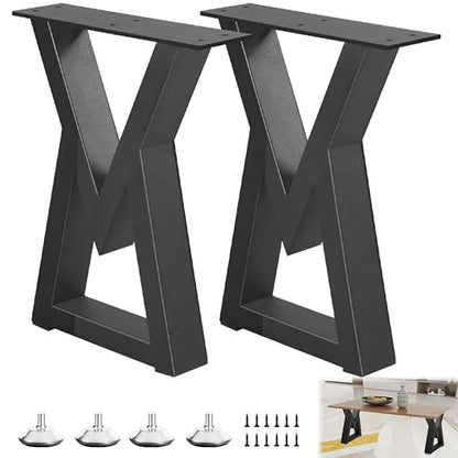 16 Inch Metal Bench Coffee Table & Desk Legs - Modern Industrial Furniture Feets, DIY Dining/Side Table Legs (Diamond Shape,2PCS) ﻿ - size: 16 '' V Shape