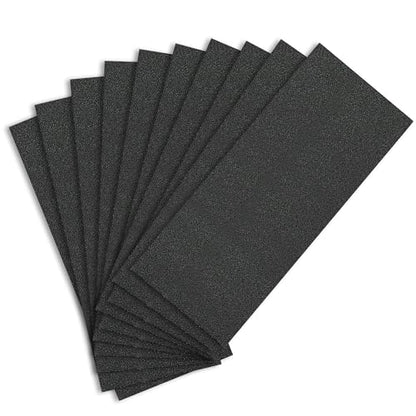 Sand Paper Variety Pack, 10PCS Wet/Dry Coarse Sandpaper for Wood Metal Crafts and Car Sanding, 150 Grit, 9 x 3.6 Inch - size: 150-Grit