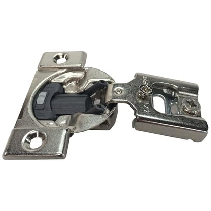 Blum 38N355BE08x10 Compact Soft-Close 1/2'' Overlay Blumotion Hinge, Nickel Finish (Pack of 10) - size: Pack of 10, style: Without Screws