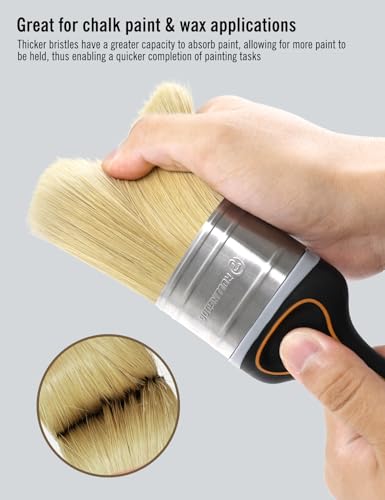 ROLLINGDOG 2.4 Inch Chalk Paint Brush - color: 60mm
