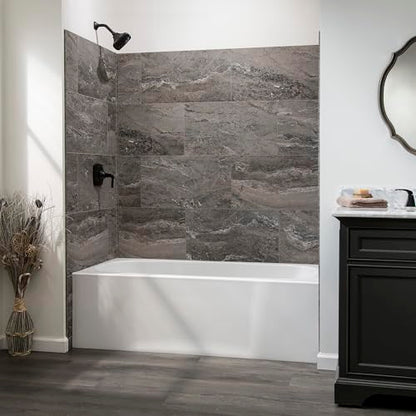 Palisade 25.6 in. x 14.8 in. Vinyl Wall Tiles in Spanish Marble (8 Pack) - color: Spanish Marble, size: Case of 25.6 in. x 14.8 in. Tiles