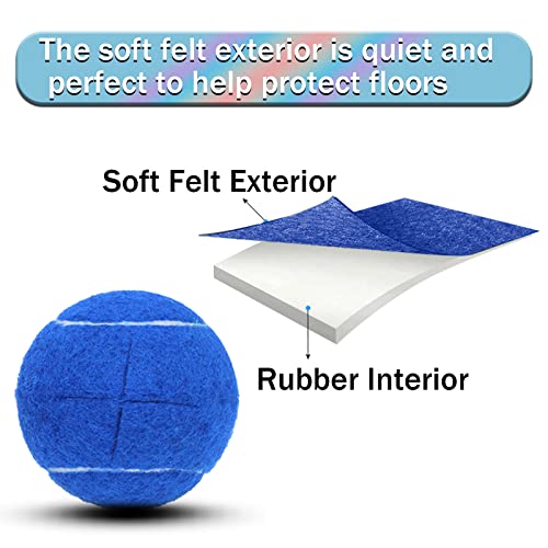 Precut Tennis Balls for Walker and Furniture Legs,4 Pack - color: Dark Blue, size: 4 Pack