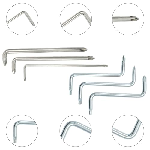 9Pcs Right Angle Screwdriver Set